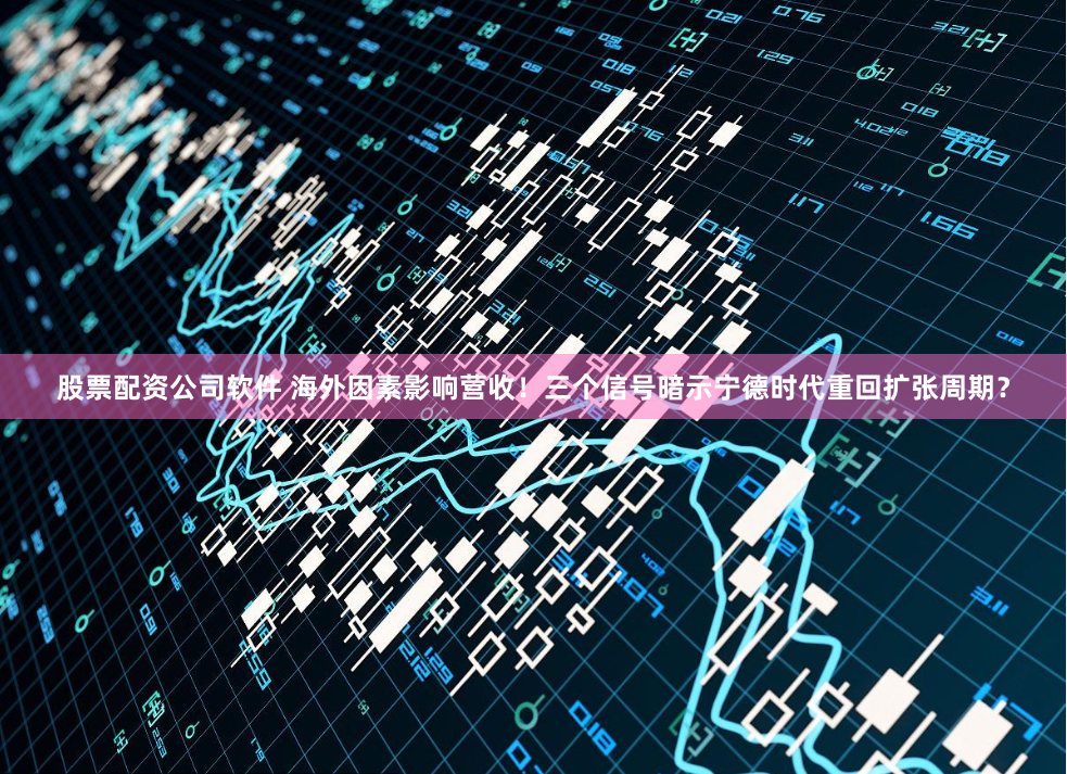 股票配资公司软件 海外因素影响营收！三个信号暗示宁德时代重回扩张周期？